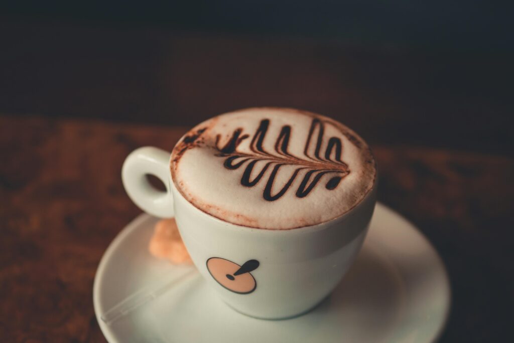 Special Coffee Served On a Plate